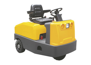 Желтый цвет трактор 3 тонн небольшой электрический, гужи кудели формы автомобиля управляемые батареей электрические